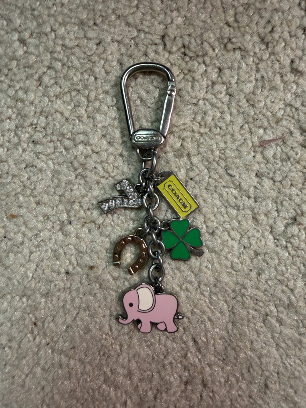 Women’s Coach Lucky Mix Charm Keychain